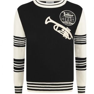 Dolce & Gabbana boys black cotton sweater